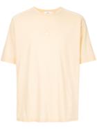 Stone Island Logo Embroidered T-shirt - Yellow & Orange