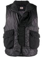 Cp Company Quilted Shell Gilet - Black