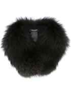 Yves Salomon Accessories Removable Collar - Black