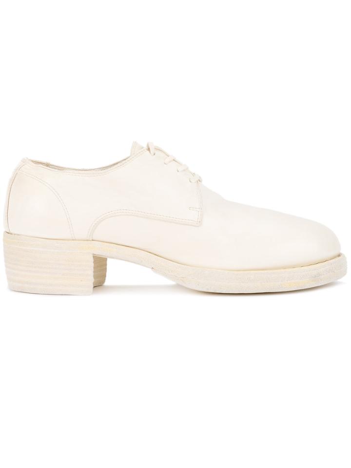 Guidi Lace-up Brogues - White