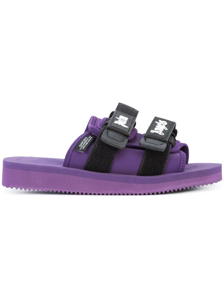 Palm Angels X Suicoke Slides - Black