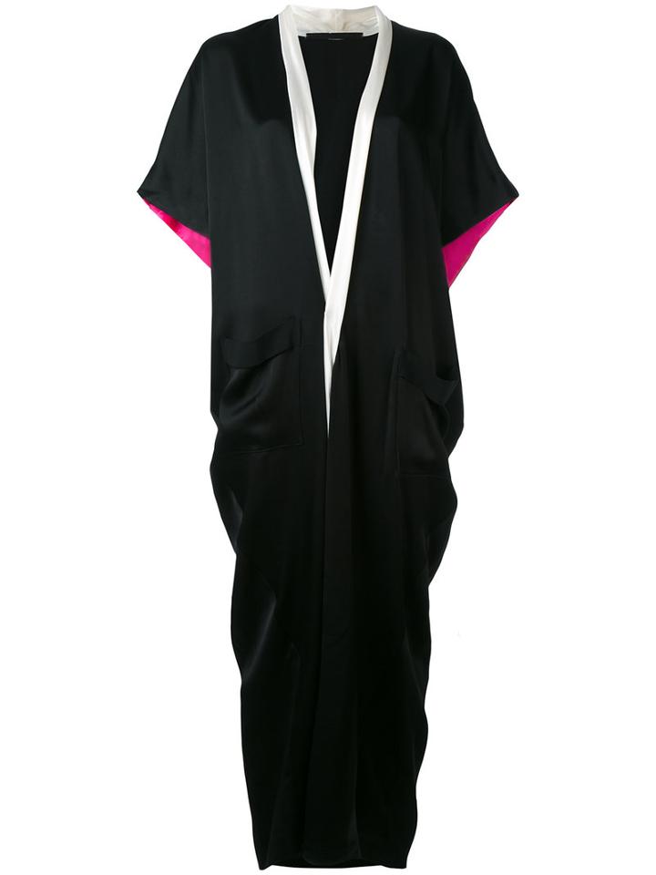 Haider Ackermann - Draped Maxi Dress - Women - Silk/acetate/rayon - 36, Black, Silk/acetate/rayon