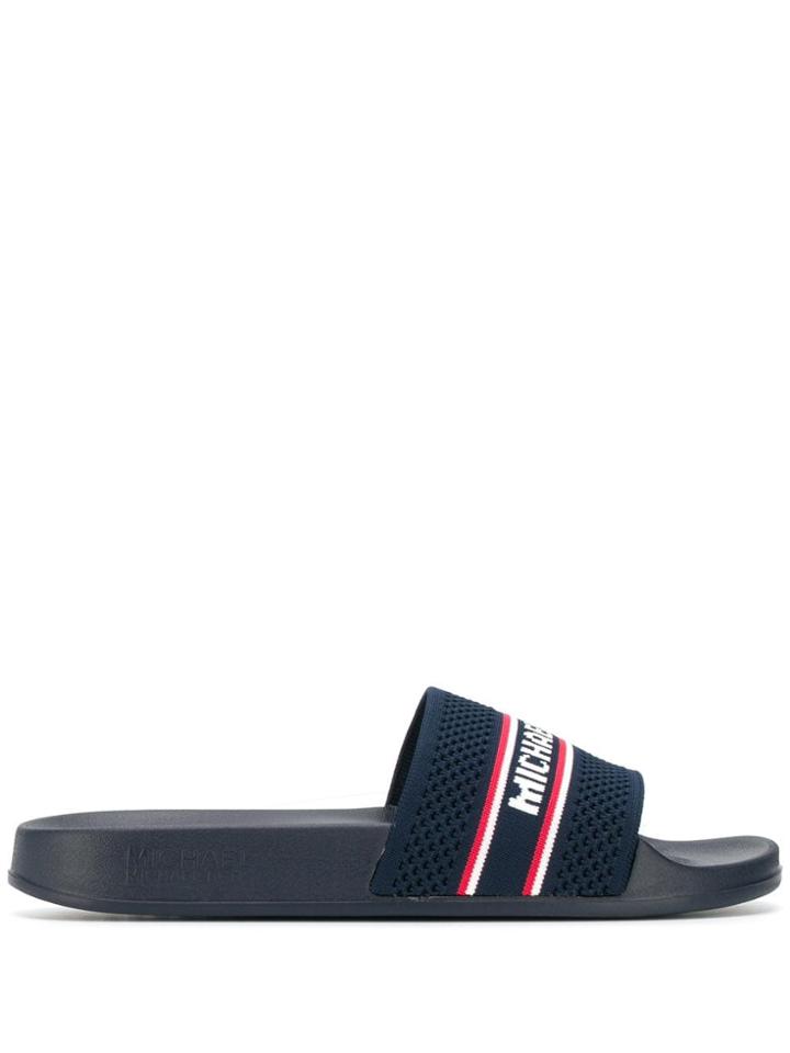Michael Michael Kors Logo Slides - Blue