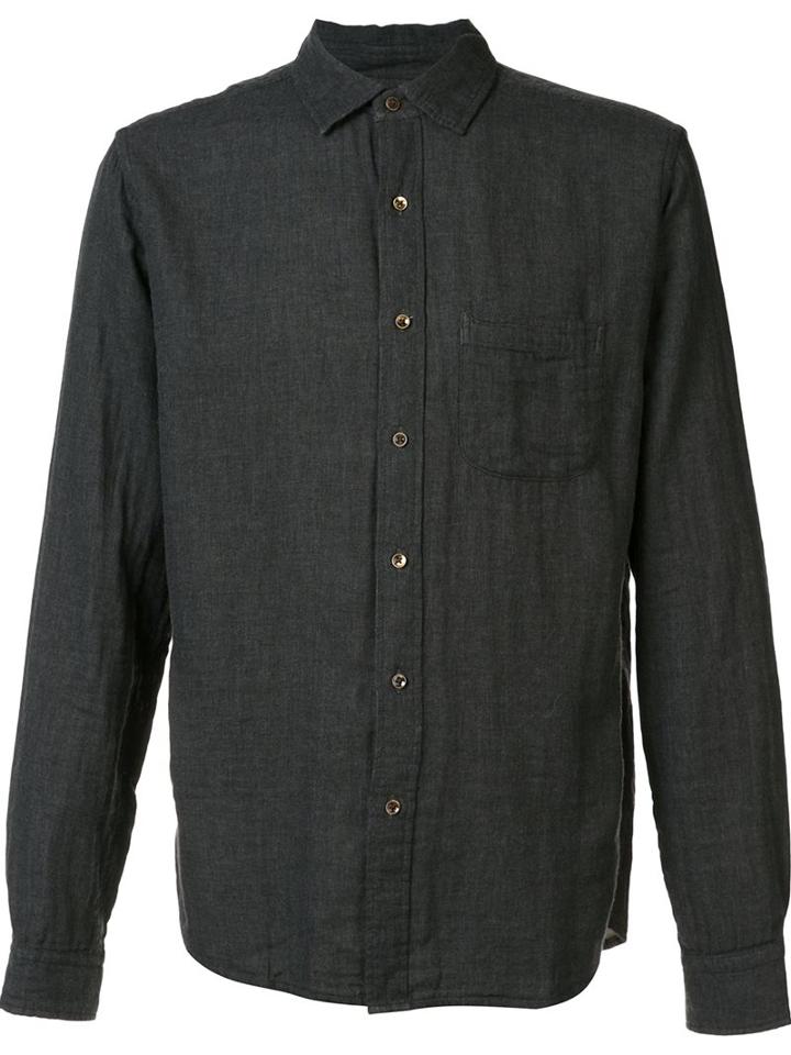 Alex Mill Classic Button Down Shirt, Men's, Size: Medium, Grey, Cotton