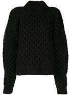 Partow Chunky Knit Jumper - Black