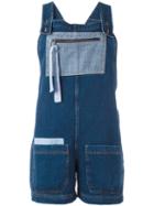Denim Dungarees - Women - Cotton - 38, Blue, Cotton, Semicouture