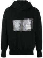 Julius Transparent Patch Hoodie - Black
