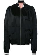 Haider Ackermann - Panelled Bomber Jacket - Women - Cotton/cupro - 38, Black, Cotton/cupro