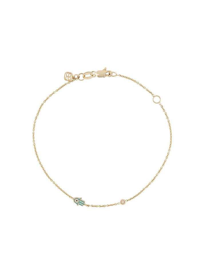 Sydney Evan Hand Charm Bracelet - Gold