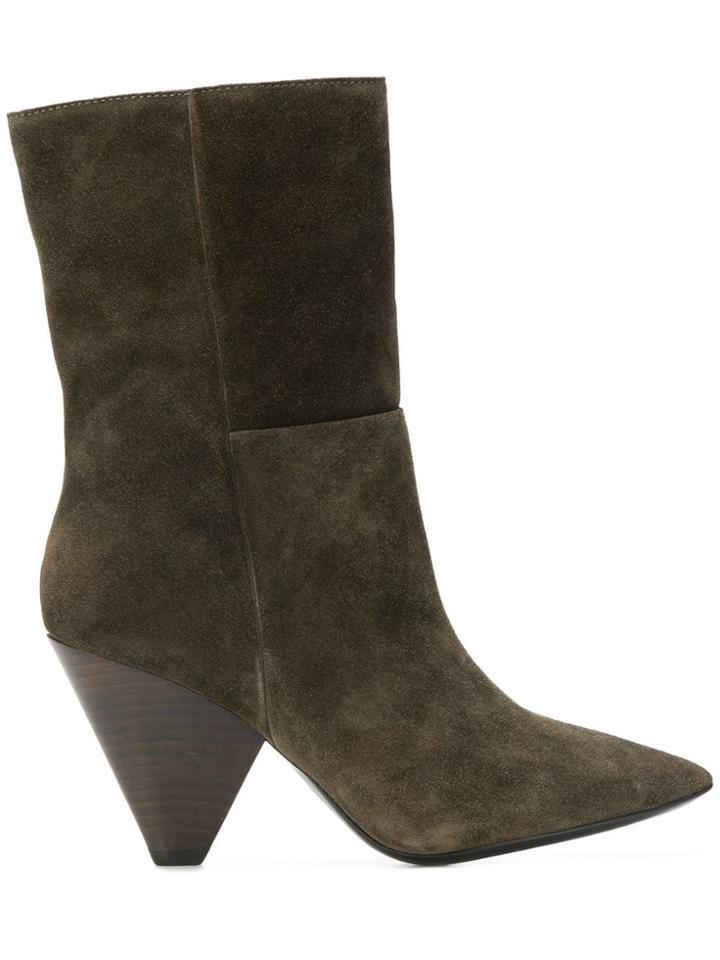 Ash Doll Mid-calf Boots - Green