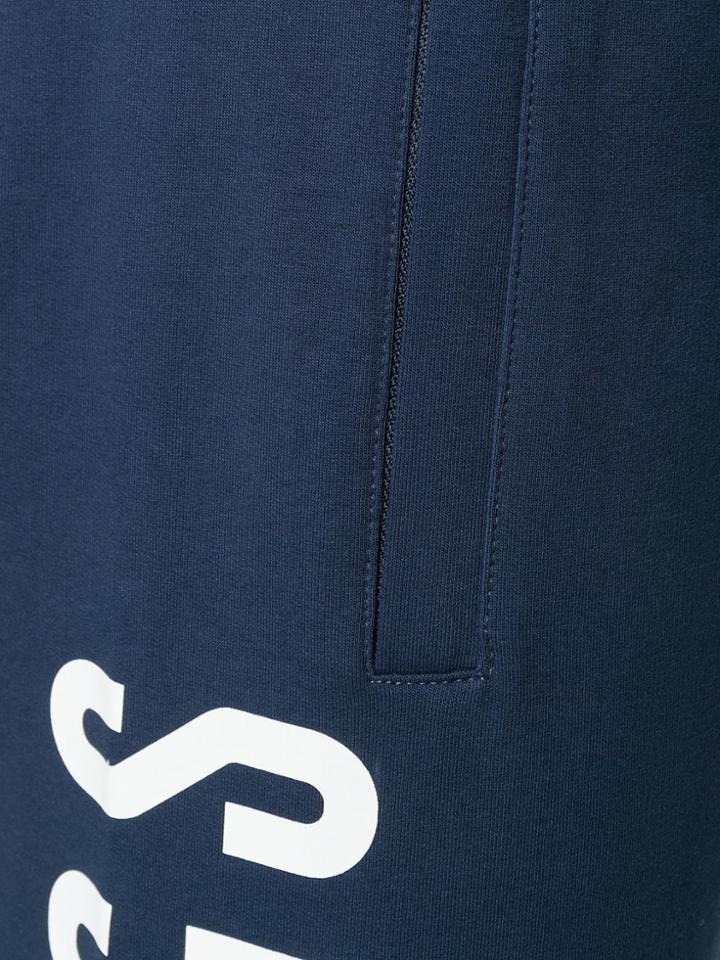 Dirk Bikkembergs Logo Track Pants - Blue