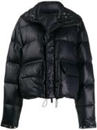 Unravel Project Puffer Jacket - Black