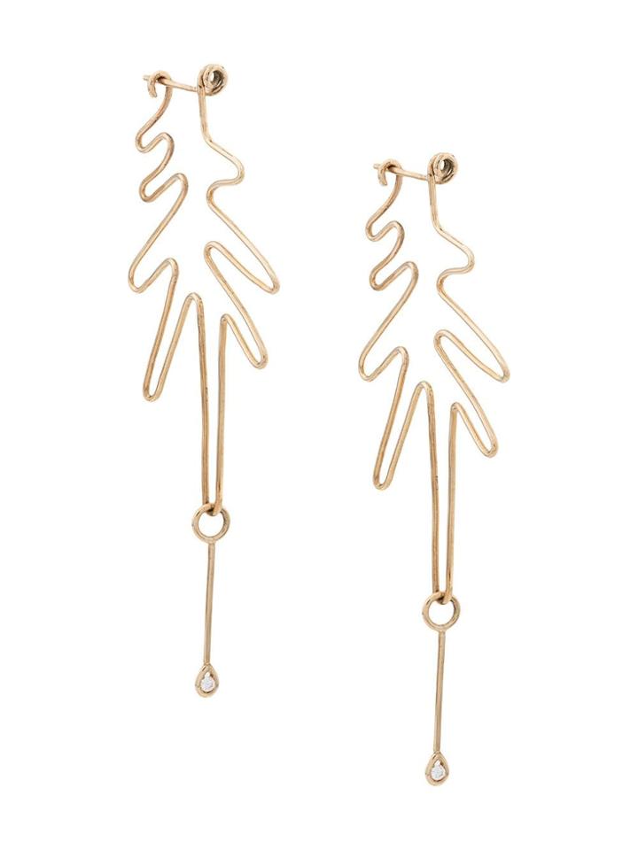 Origin 31 9kt Yellow Gold Wired Earrings