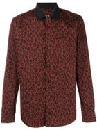 A.p.c. Long-sleeved Leopard-print Shirt - Red