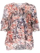 Iro Bil Brick Printed Blouse - Multicolour