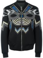 Les Hommes Printed Bomber Jacket