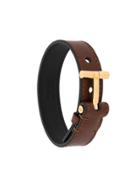 Tom Ford T Detailed Bracelet - Brown
