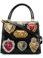 Dolce & Gabbana Heart Embellished Mini Bag - Black