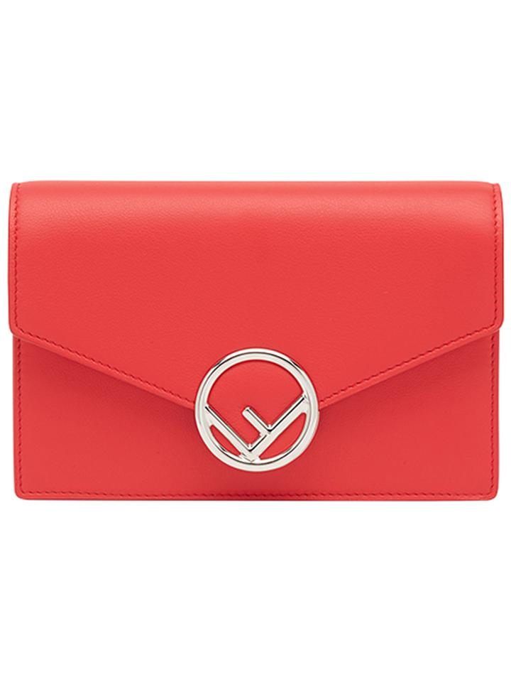 Fendi F Is Fendi Wallet On Chain Bag - Red