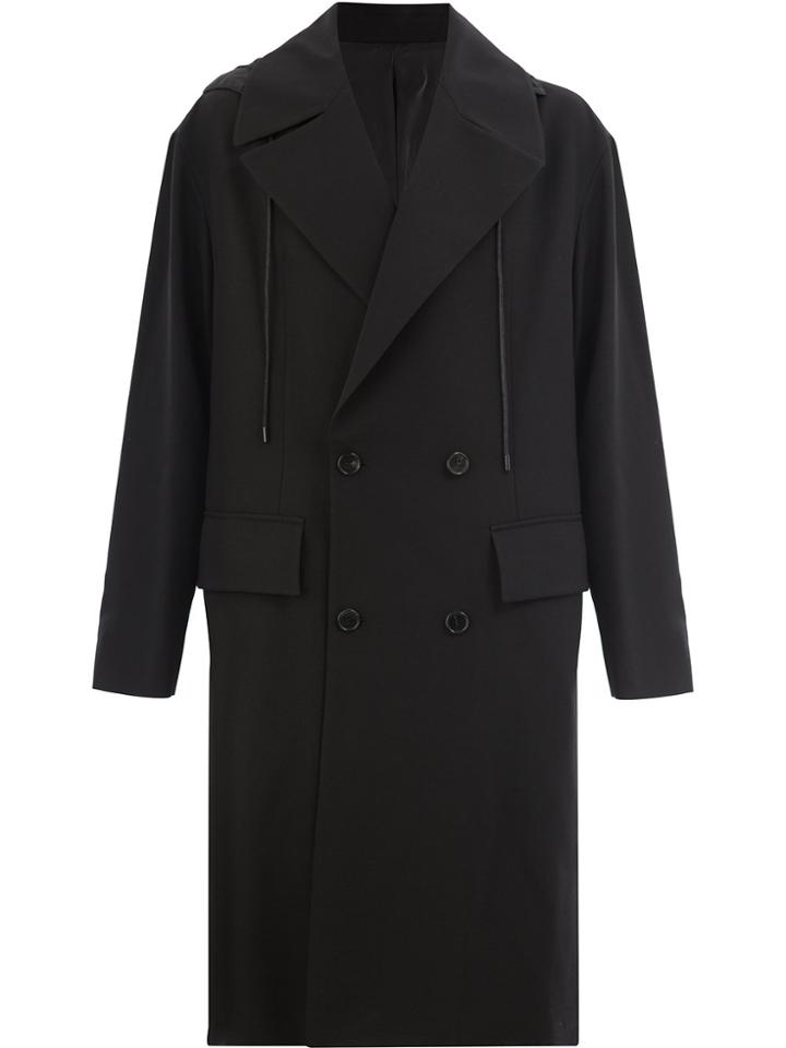 Juun.j Double-breasted Coat - Black