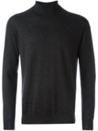 N.peal Fine Knit Roll Neck Sweater, Men's, Size: Xxl, Grey, Cashmere