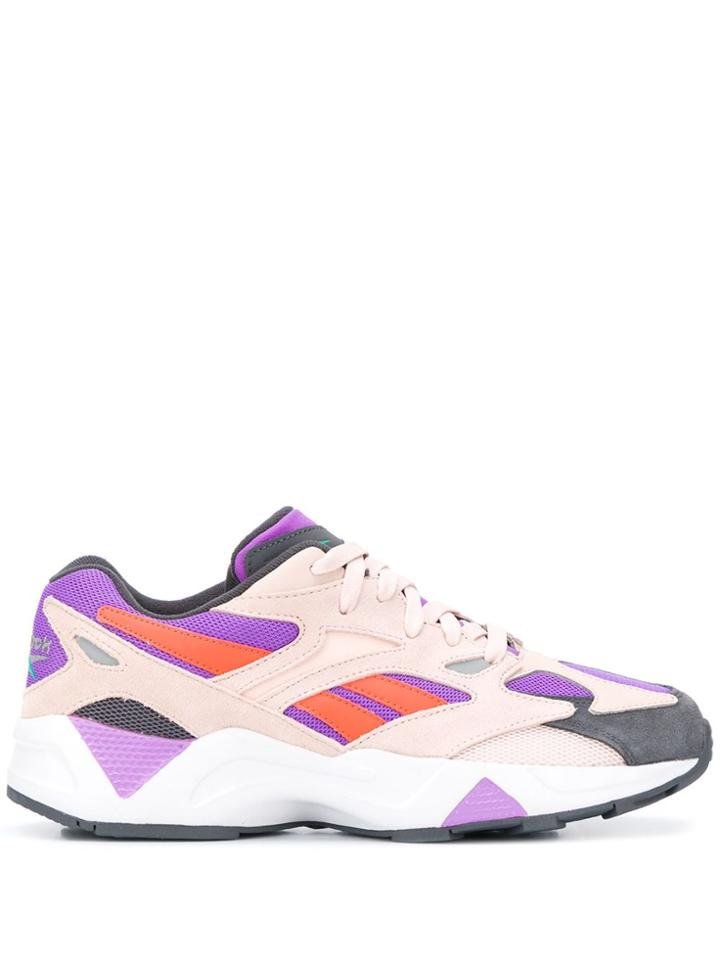 Reebok Suede Panel Sneakers - Pink