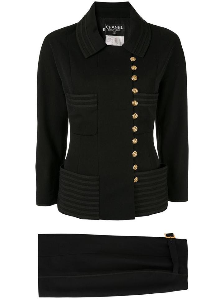 Chanel Pre-owned Chanel Cc Setup Suit - Black