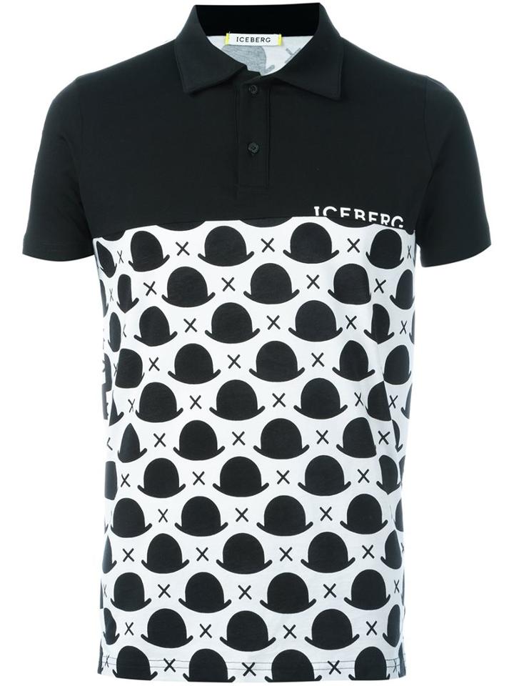 Iceberg Colour Block Polo Shirt