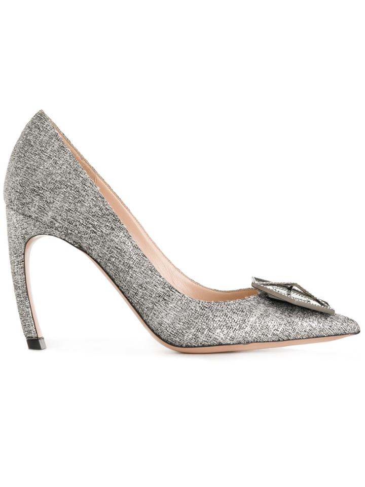 Nicholas Kirkwood Jewel Eden Pumps - Grey