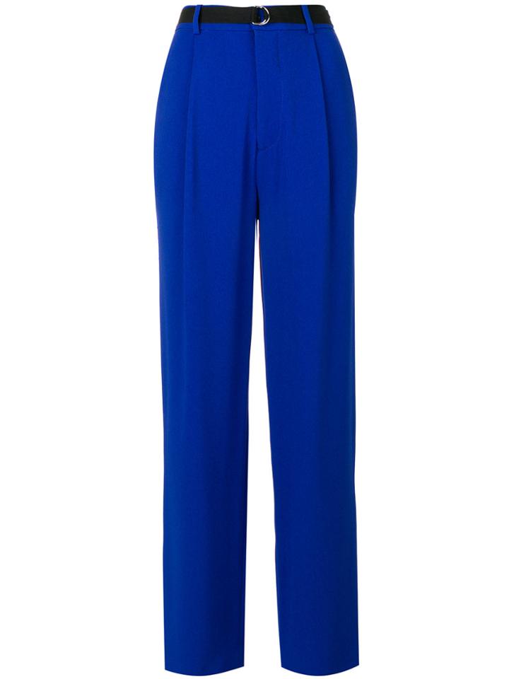 Joseph Riska High Waisted Trousers - Blue