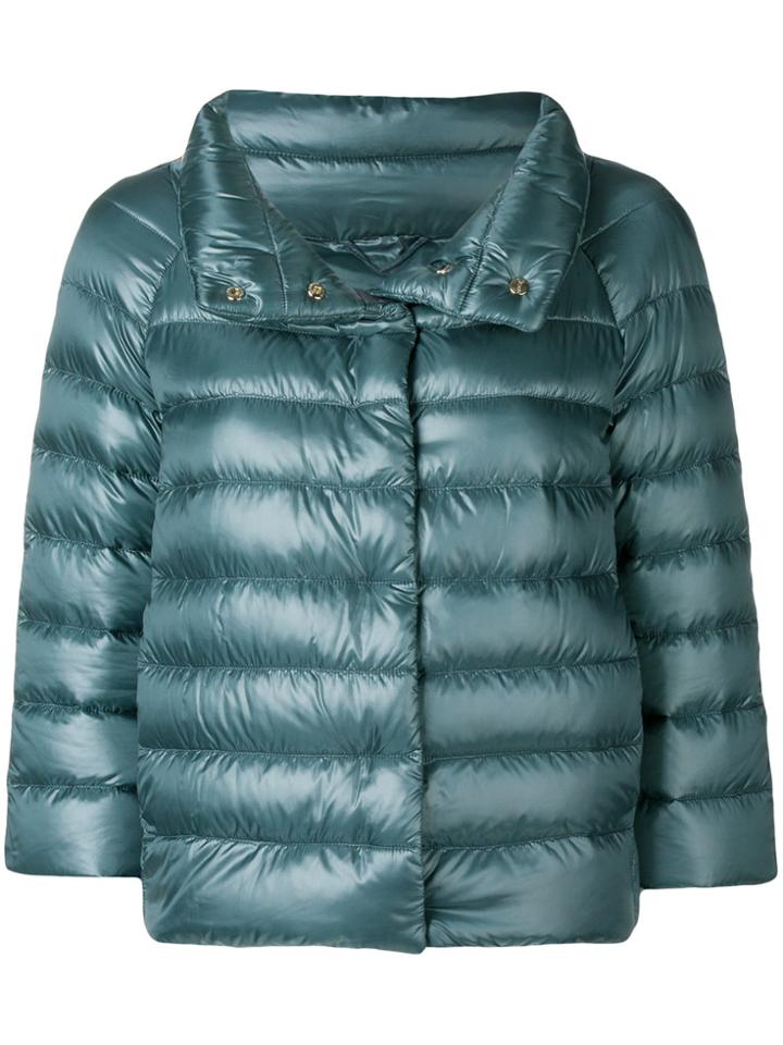 Herno Padded Fitted Jacket - Green
