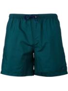 Mp Massimo Piombo - Swimming Trunks - Men - Cotton/polyamide - Xl, Green, Cotton/polyamide