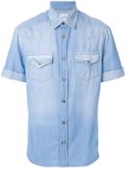 Brunello Cucinelli Denim Western Shirt - Blue