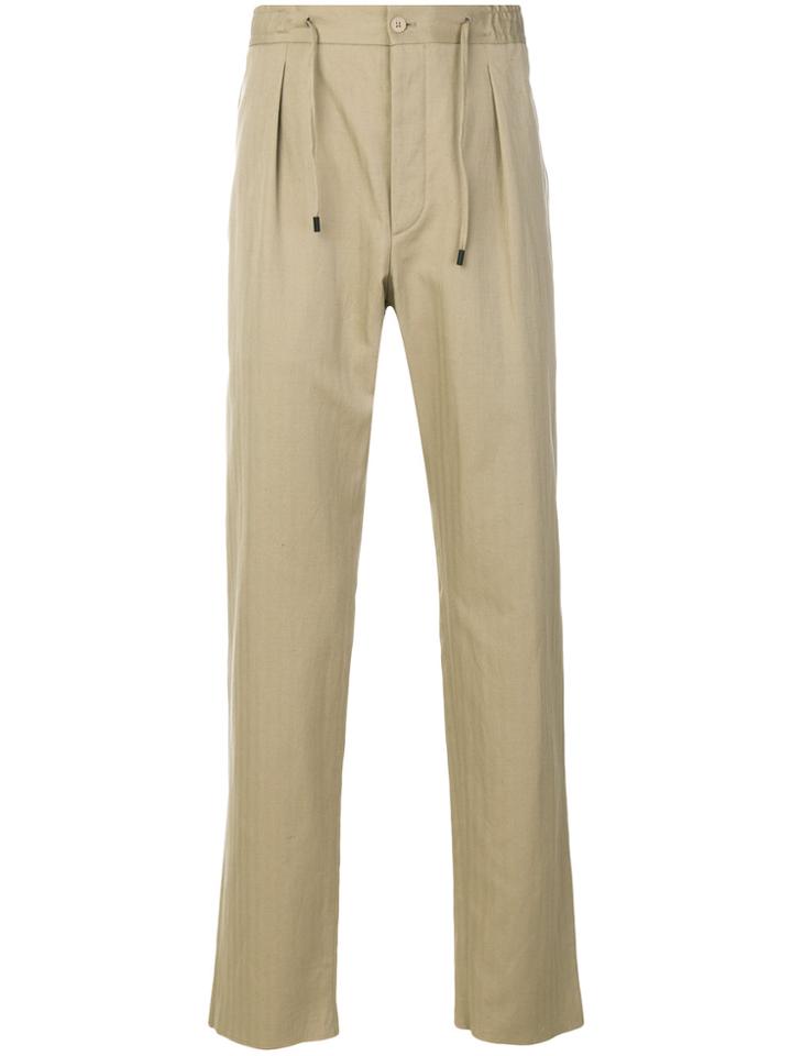 Fendi Drawstring Trousers - Nude & Neutrals