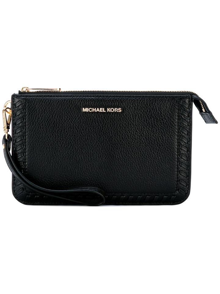 Michael Michael Kors - Clutch Bag - Women - Calf Leather - One Size, Black, Calf Leather