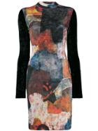 Jean Paul Gaultier Pre-owned 1990's Abstract Print Longsleeved Dress -