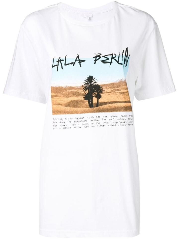 Lala Berlin Delta Desert T-shirt - White