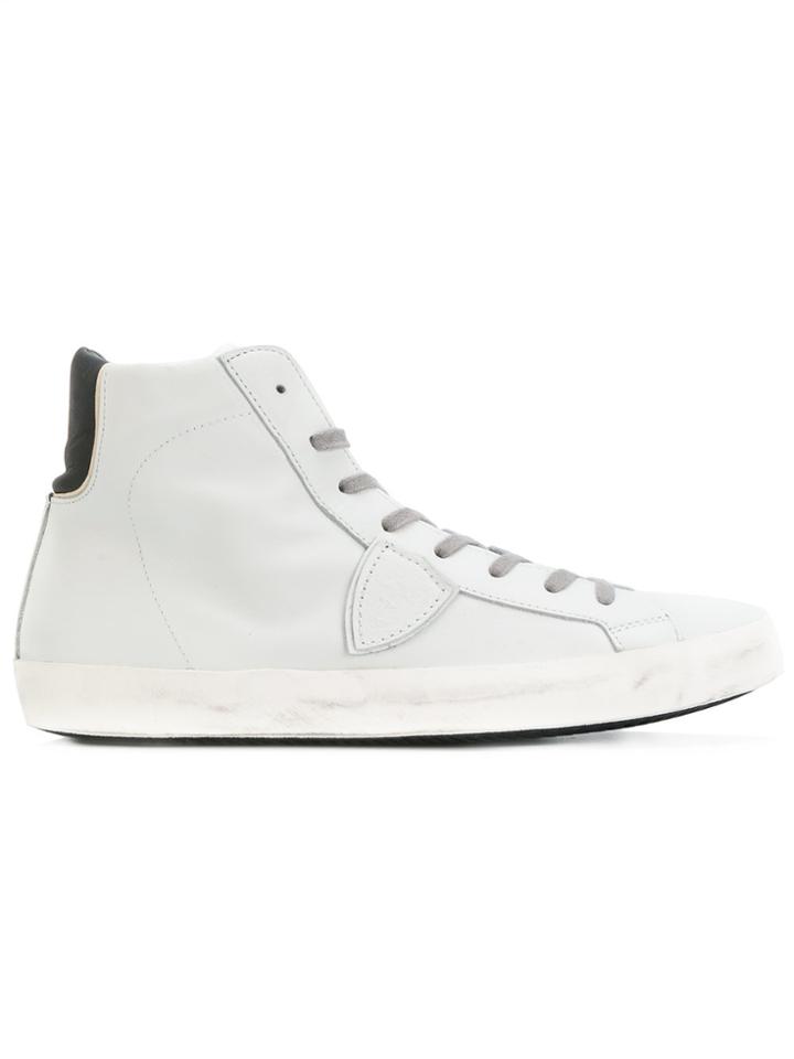 Philippe Model Ankle Length Hi-tops - White