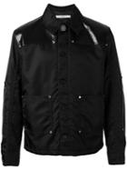 Givenchy - Faux Leather-panelled Jacket - Men - Cotton/polyamide/polyurethane - 50, Black, Cotton/polyamide/polyurethane