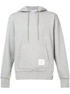 Thom Browne Hoodie Pullover With Centre Back Red, White And Blue