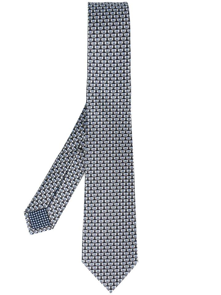 Bulgari Elephant Print Neck Tie
