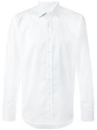 Etro Printed Cuffs Shirt, Men's, Size: 42, White, Cotton/linen/flax