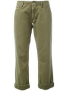 The Seafarer Straight Leg Chinos, Women's, Size: 26, Green, Cotton