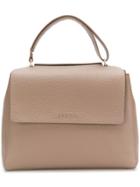 Orciani Top Handle Soft Tote - Nude & Neutrals