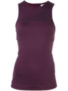 Adidas By Stella Mccartney Mesh Panel Tank Top, Women's, Size: Large, Pink/purple, Polyester/spandex/elastane