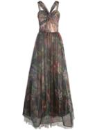 Patbo Floral Tulle Dress - Multicolour