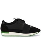 Balenciaga Black Green Race Runners