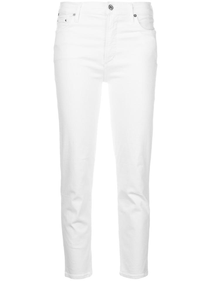 Citizens Of Humanity Relaxed Crop Jeans - White