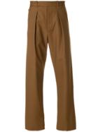 Lemaire Tailored Fitted Trousers - Brown