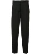 Derek Lam - Tailored Tapered Trousers - Women - Viscose - 36, Women's, Black, Viscose